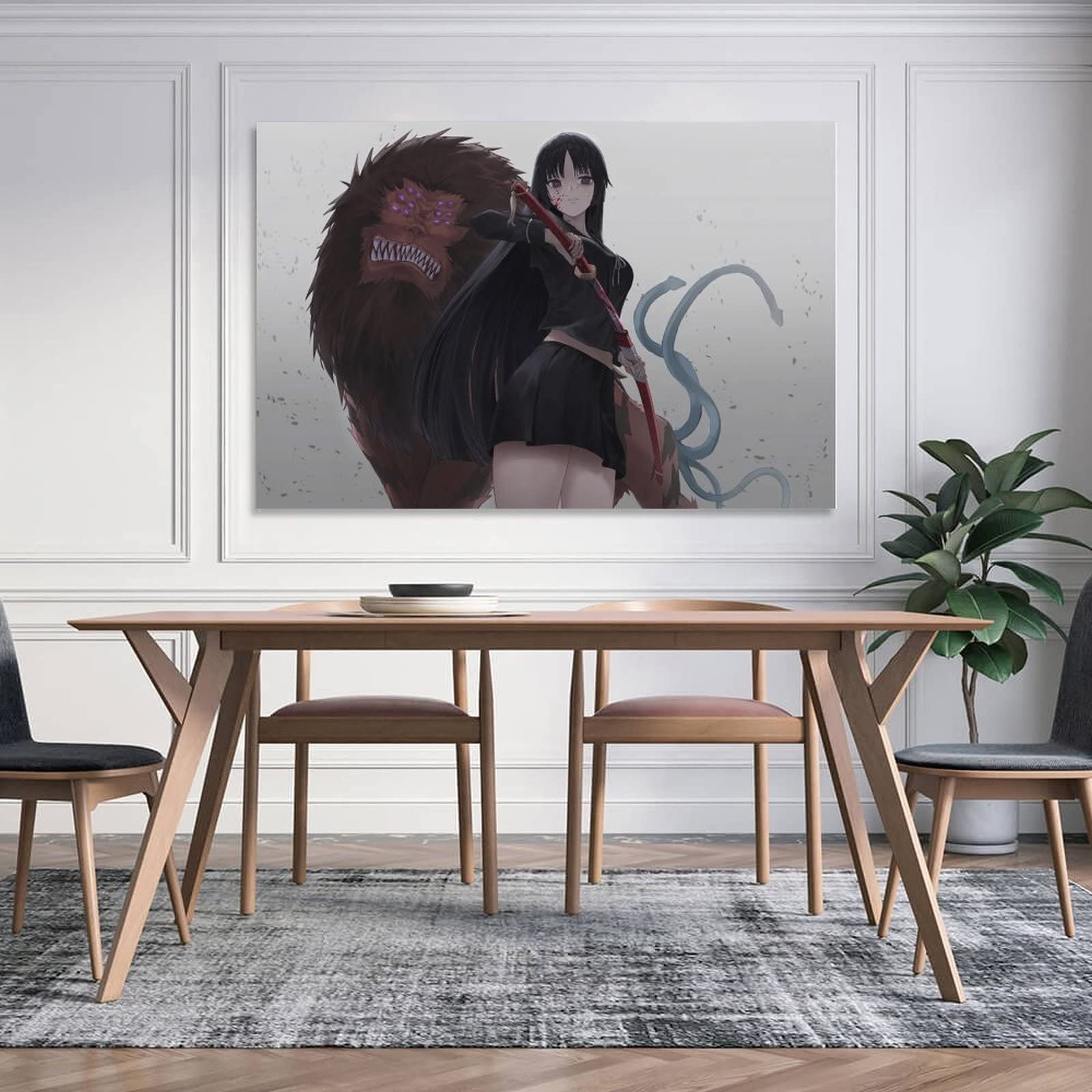Anime Ga-rei Zero Isayama Yomi Canvas Art Poster Family Bedroom