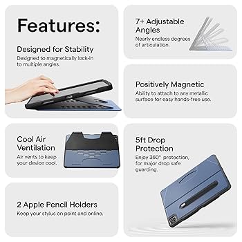 Amazon.com: ZUGU Case for iPad Pro 12.9 Case 5th / 6th