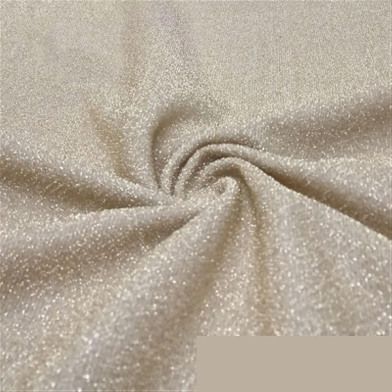 Fabric, Fashionable Glitter Starry Sky Knitted Stretch Fabric Multicolor 100cm x 150cm(25)