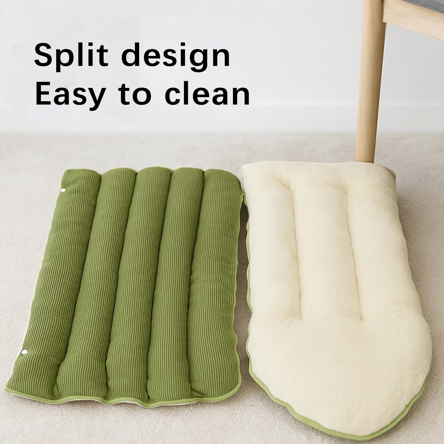 Nest Lit pour chat lavable, grotte pour chat, espace de couchage pour chat, lit douillet pour chat, peluche de coton, pliable, épais, pour chats d'intérieur (marron, XL)