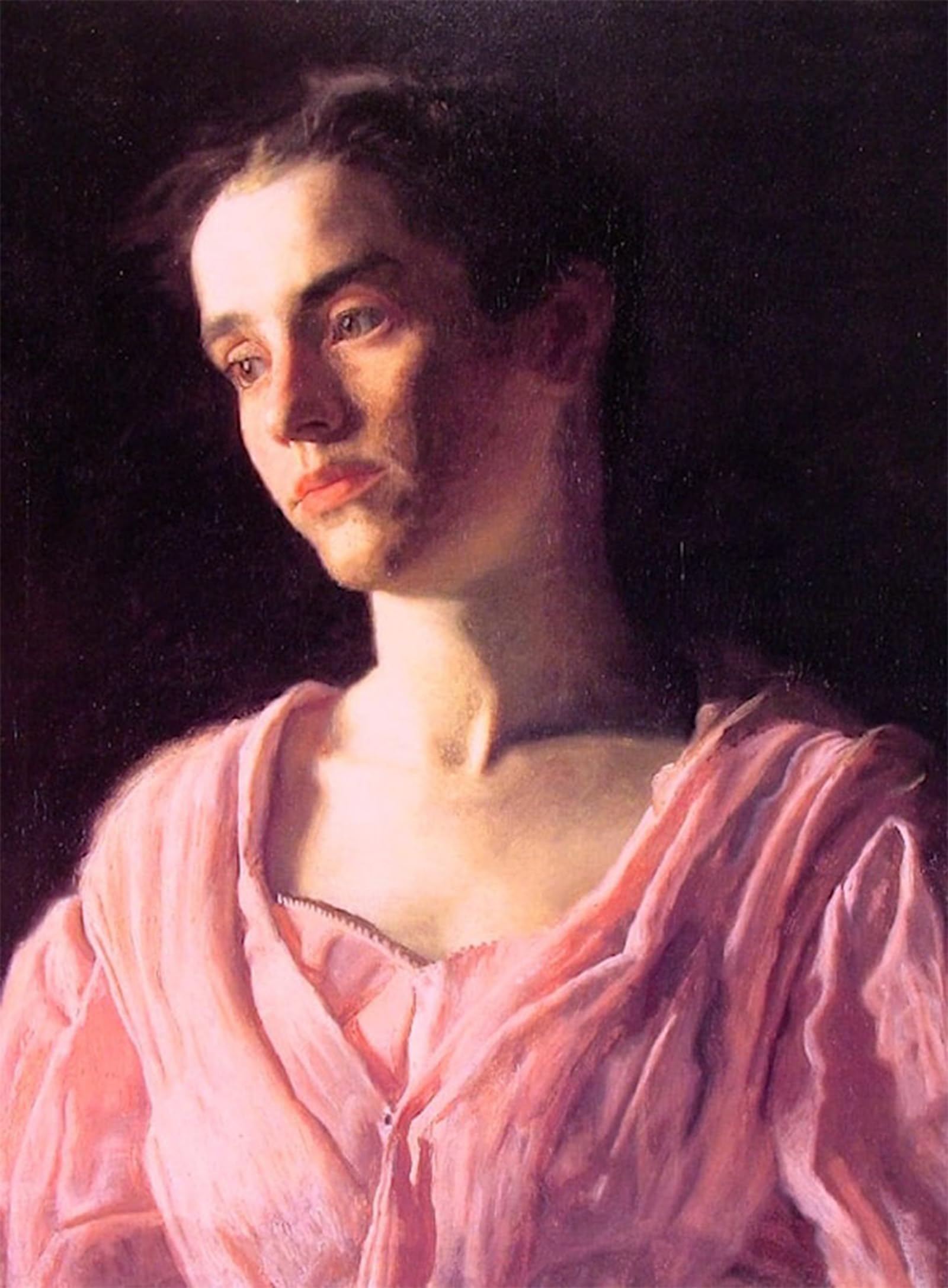 SERENDIPITP Abstract Painting Mural Print Picture Wall Decor Painting Maud Cook by Thomas Eakins Vintage Wall Artwork for Home Decor 60x90cm