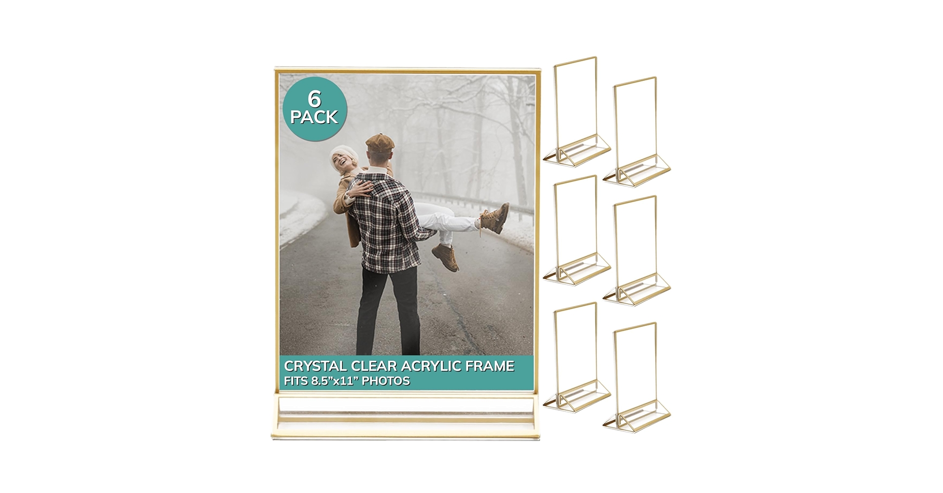 Amazon.com - PBF 8.5x11 Acrylic Picture Frame Display Stand