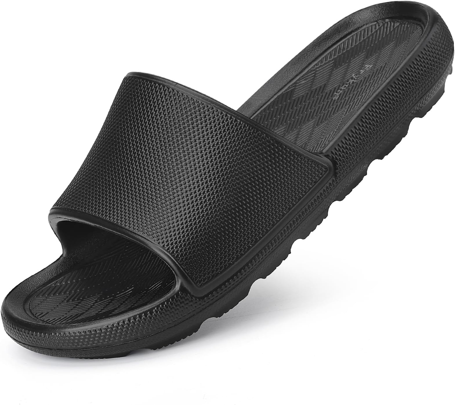 Shower Shoes for Men Women with Arch Support Non Slip Quick Drying Slides College Dorm Bathroom Sandals Pool Slides Lightweight Beach Sandals