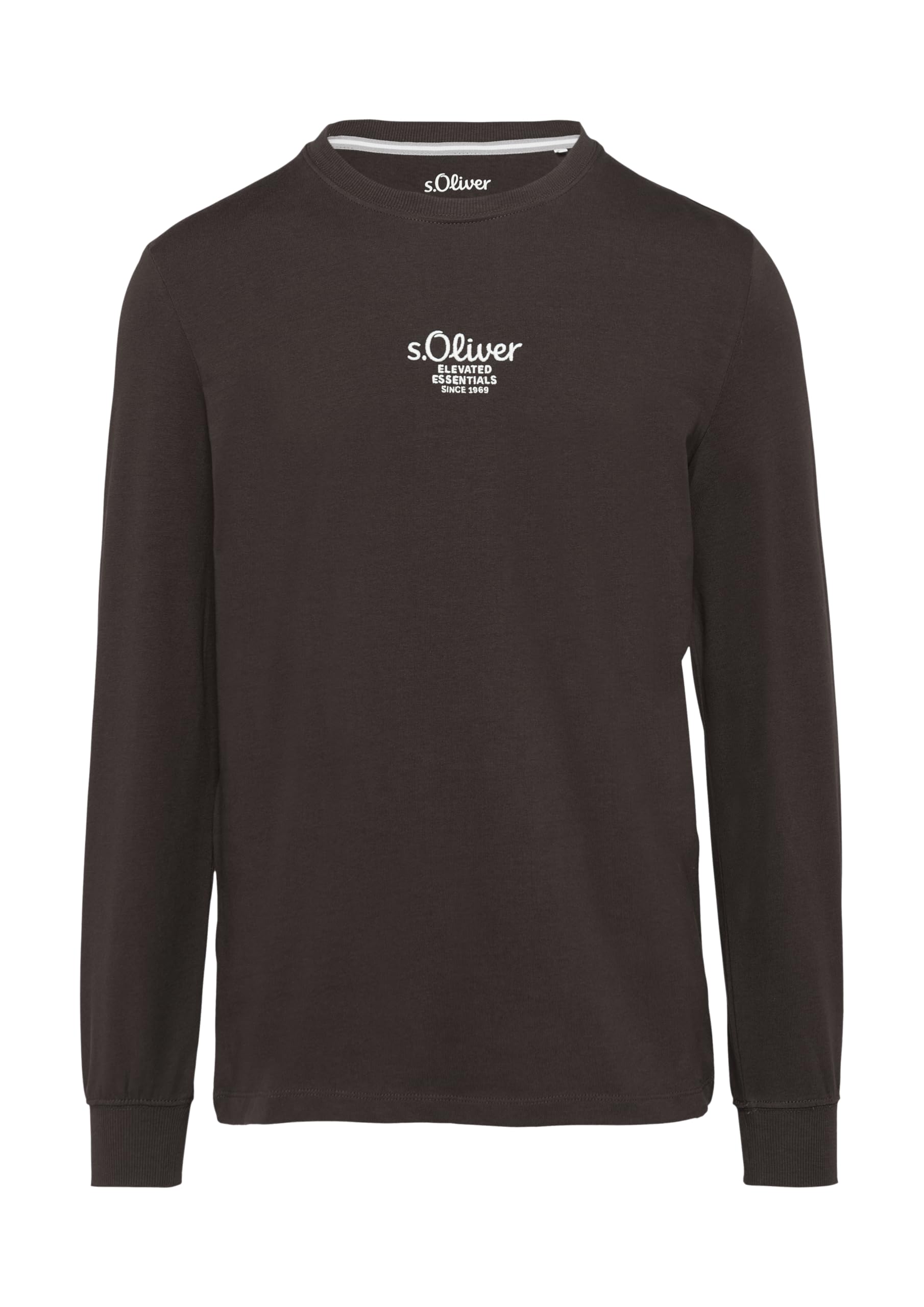 s.Oliver Embroidered Logo Long Sleeve Shirt