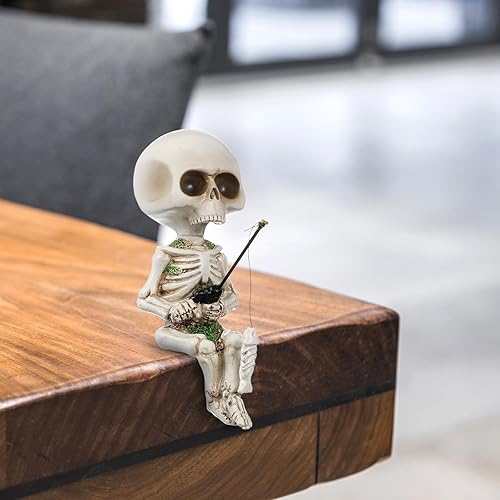Miniatura 8 de GANAZONO Decoración de esqueleto para acuario, cráneo, peces, reptiles, tanque, decoración, pesca, cráneo, estatua, resina, esqueleto, esculturas,