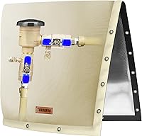Vista 13 de Cubierta de aislamiento de tubería de prevención de reflujo de apertura de 2 vías (5 °F) – Cubierta de válvula de riego – Cubierta de bomba de pozo