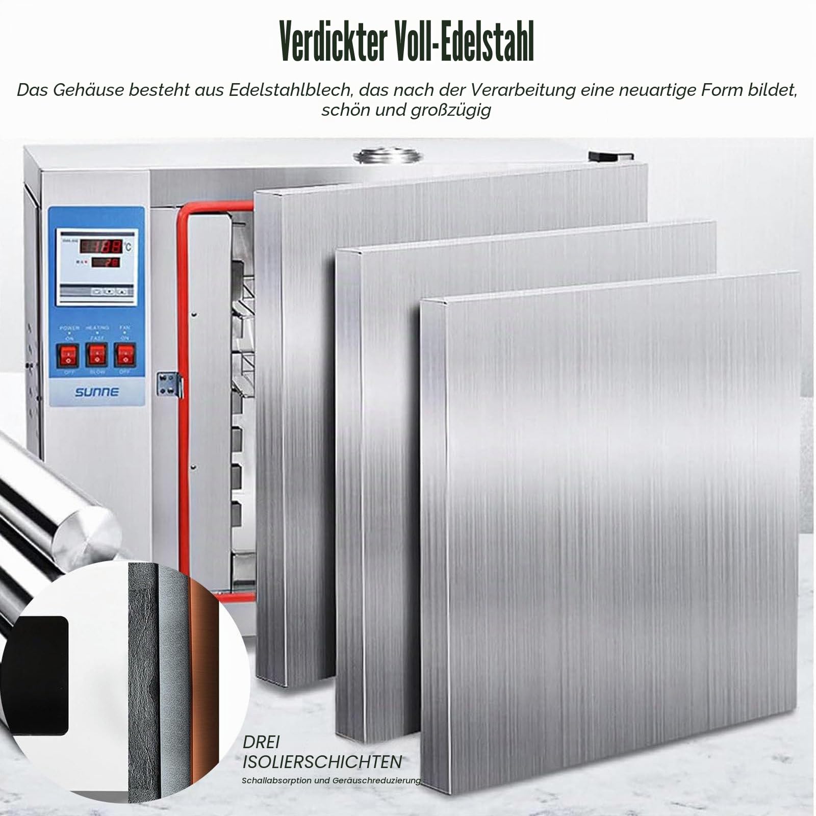 Konstanttemperatur-Trockenschrank für Labor und Industrie, 220 V/RT +50–300 °C, Labor-Trockenschrank, 15 l, 42 l, 70 l, 136 l, Umluft Konvektions-Labor-Trockenschrank 15L