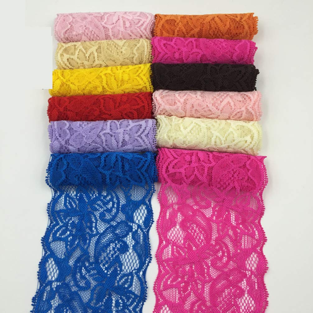 Glarks 1 Rouleau De Ruban En Dentelle élastique Extensible