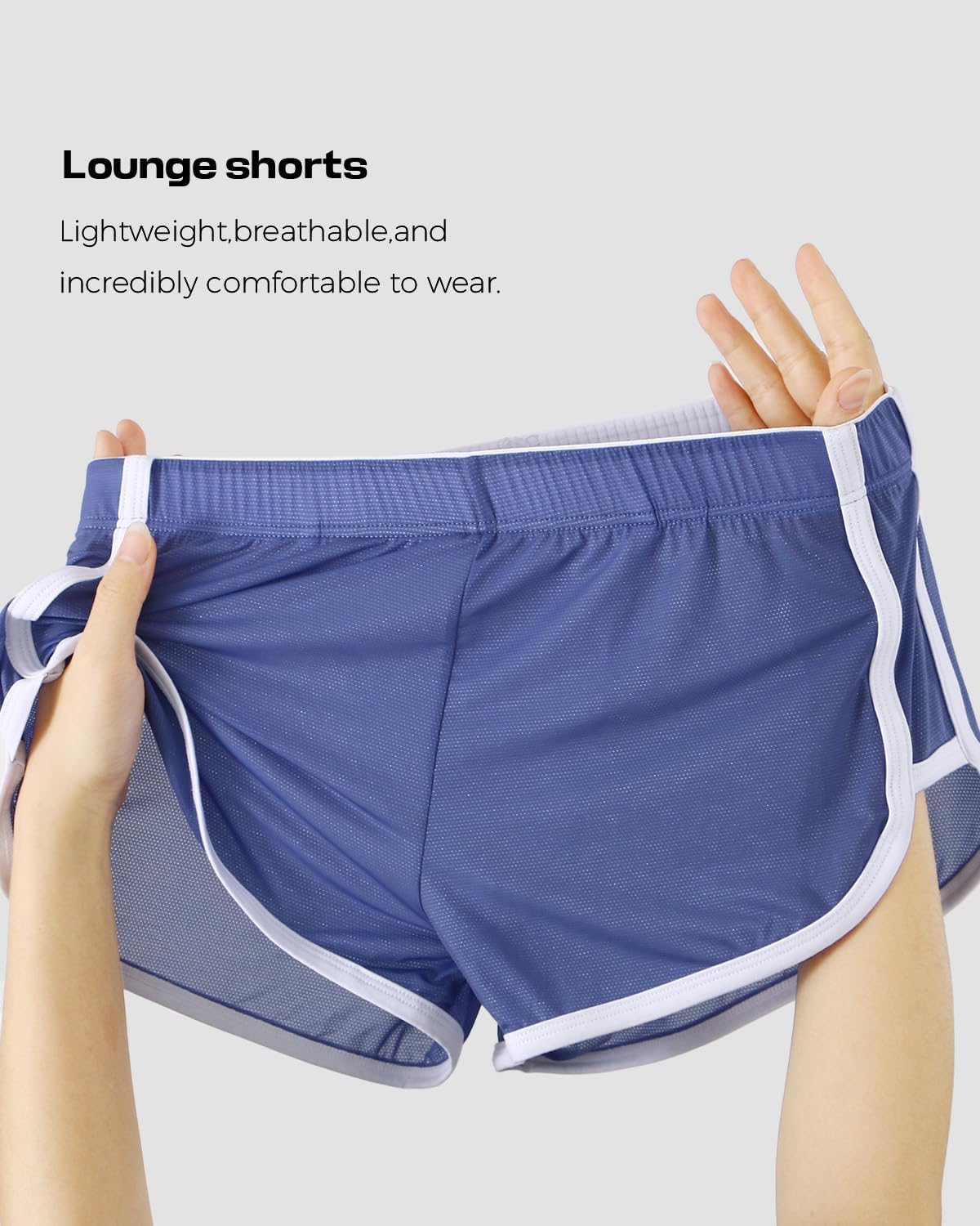 MIZOK Mens Boxer Shorts Underwear Sexy Breathable boxers for men Lounge Shorts with Mesh Liner - Image 5