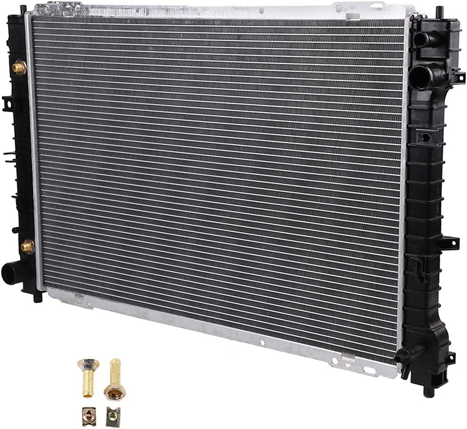 OCPTY Engine Coolant Radiator Compatible with 2001-2007 for ford Escape,2001-2006 for Mazda Tribute,2005-2007 for Mercury Mariner #Replace 2307 Aluminum Automotive Replacement Engine Radiators