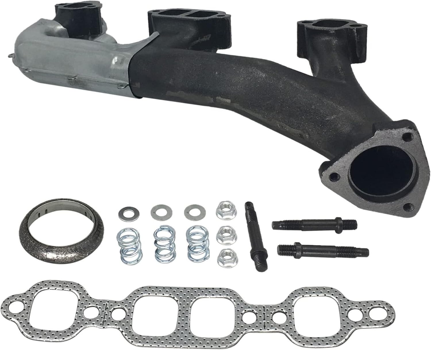 Exhaust Manifold Pair Left & Right Side Compatible With Chevrolet C1500 C2500 C3500 K1500 K2500 K3500 1988-1995 Compatible With GMC C1500 C2500 C3500 K1500 K2500 K3500 1988-1995 674-156 674-157