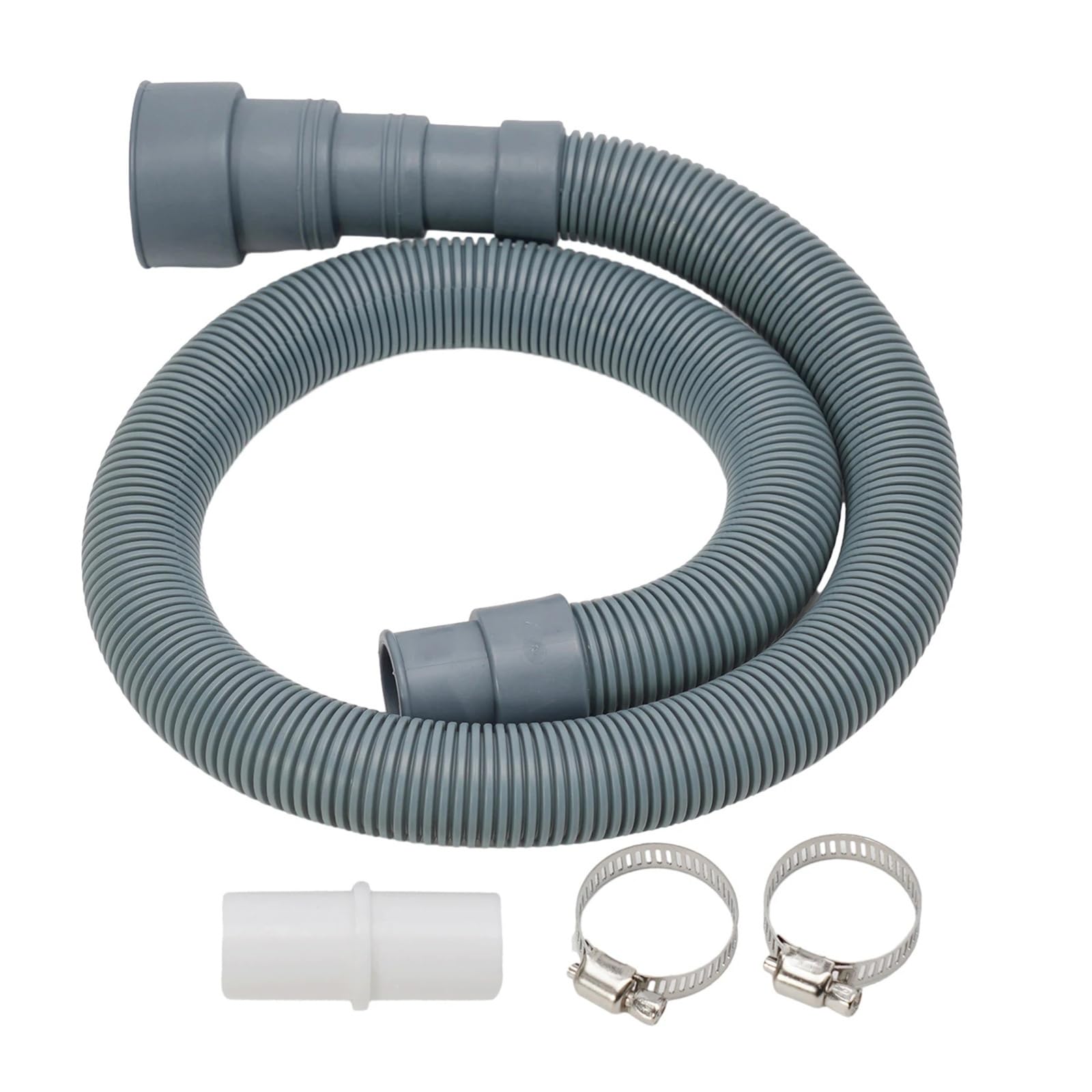 Scarico For Lavastoviglie For Lavatrice Da 70/150/200 Cm, Tubo Di Prolunga Con Set Di Morsetti For Collegamento Del Tubo Flessibile Di Collegamento(70CM)