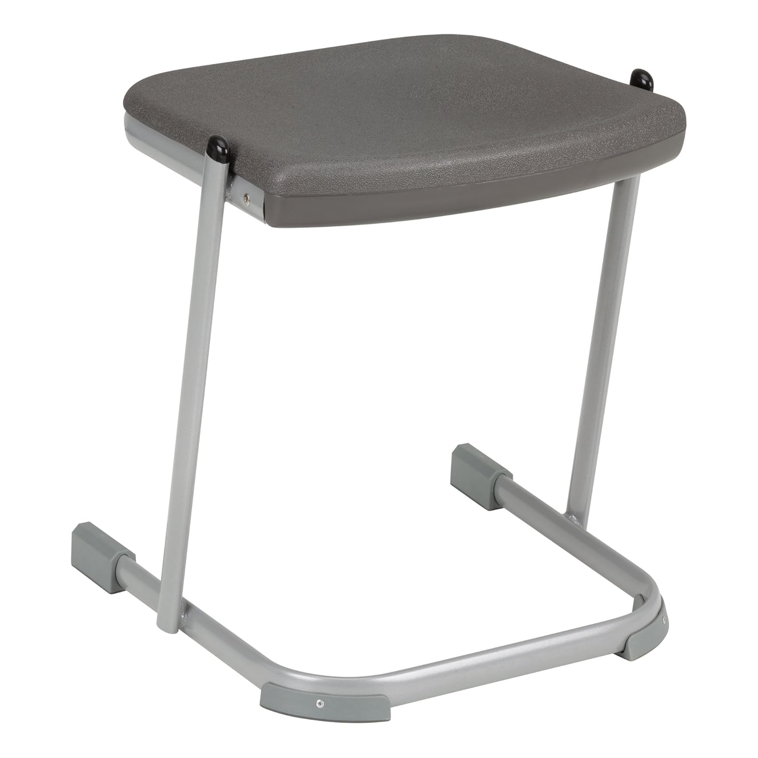 Learniture Shapes Series Lab Stool Multipurpose Stool for Home, Office, Classrooms 18” Seat Height (3 Pack), Grey, LNT-GNI3031: Industrial & Scientific