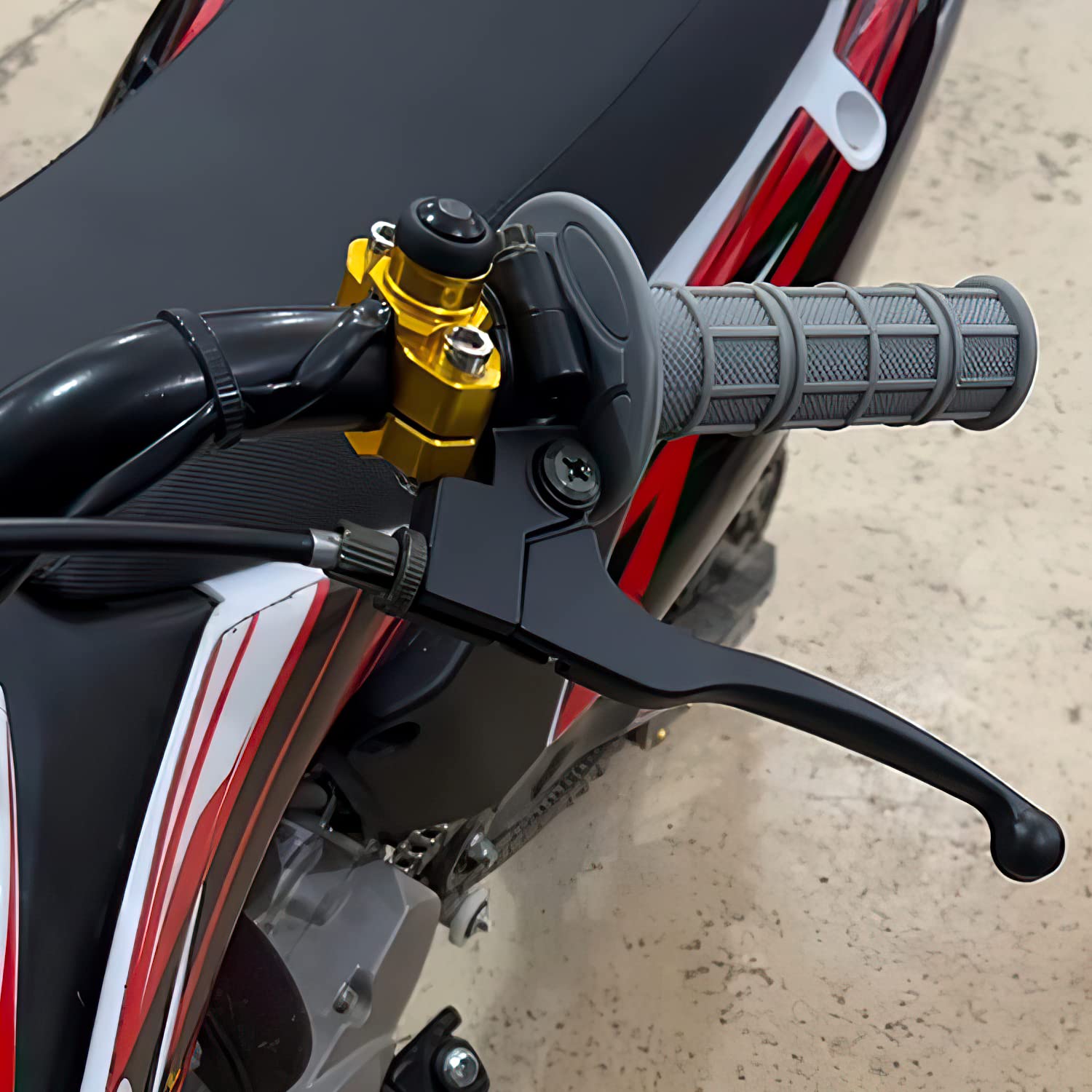 Tkxjry 2 Pezzi Leve Frizione E Freno Per Moto Dirt Bike 50CC-125CC - In Lega Di Alluminio, Universali - Foto 6