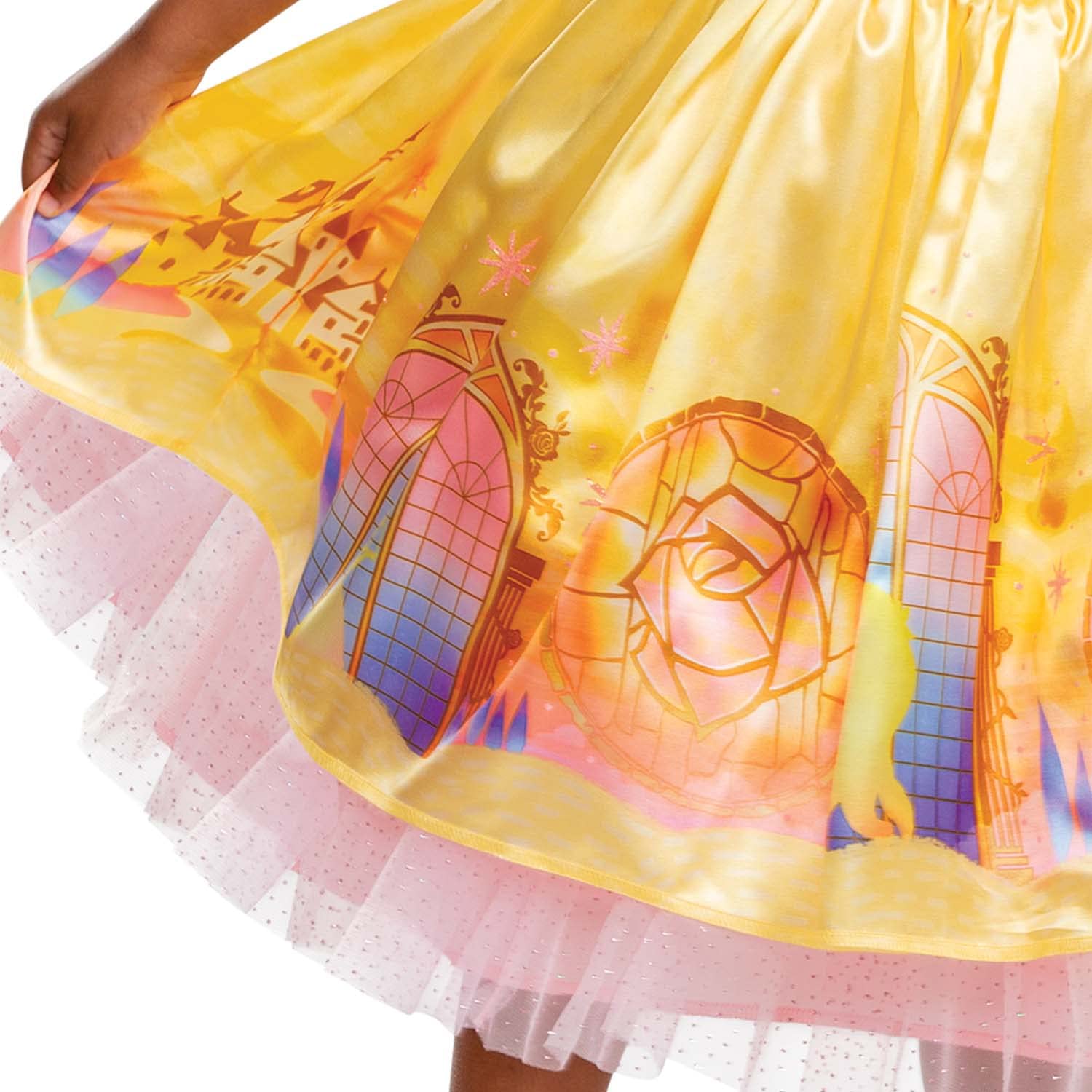 Disguise Costume da Bella per ragazze, costume ufficiale della principessa Bella e la Bestia Disney