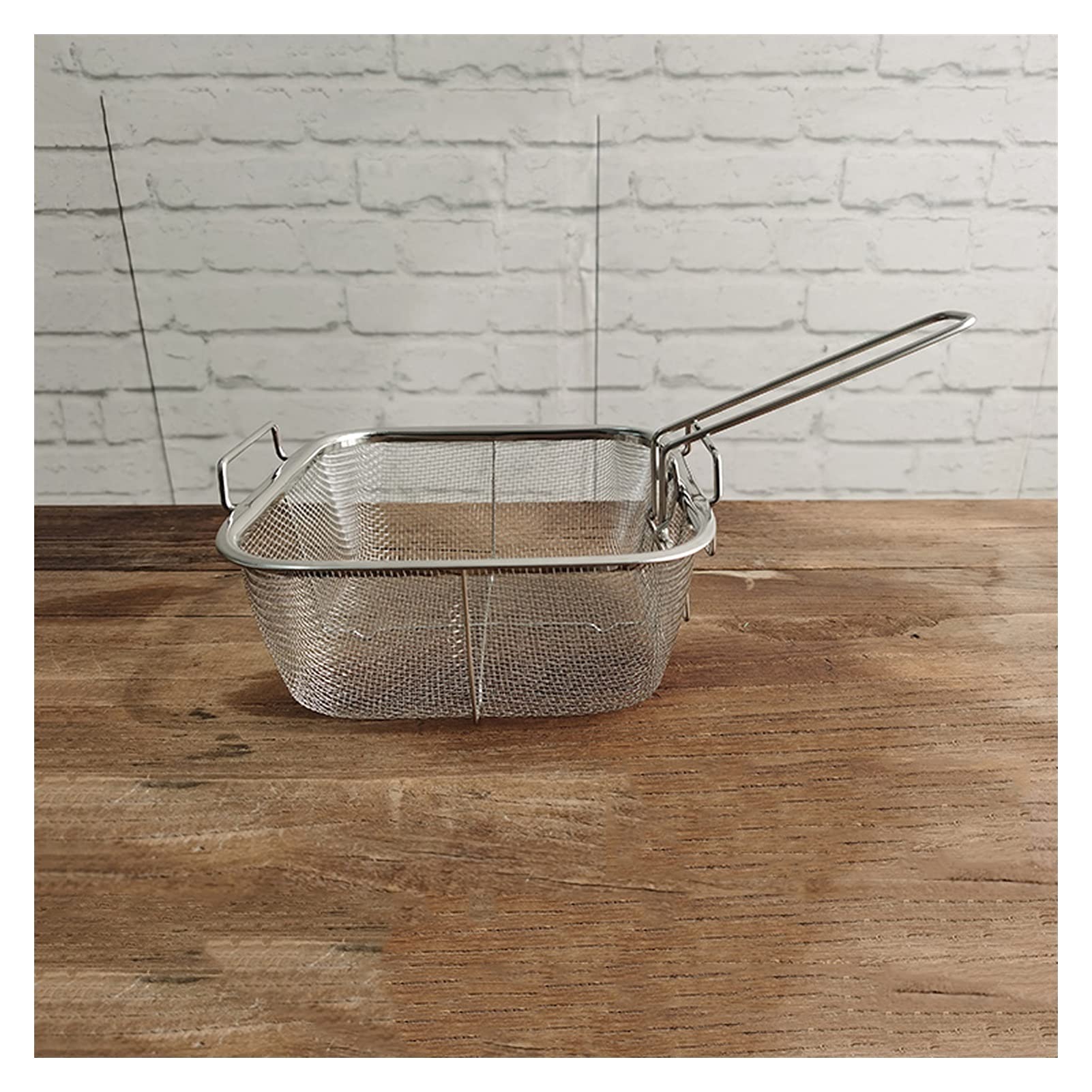 FYIYIEW chip pan basket, Fry Serving Baskets Square Fried Strainer Basket Immortal