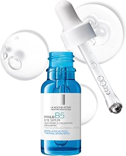 La Roche-Posay Hyalu B5 Eye Serum: Hyaluronic Acid & Caffeine for Dark Circles, Puffiness & Wrinkles | Rollerball, Fragrance-Free