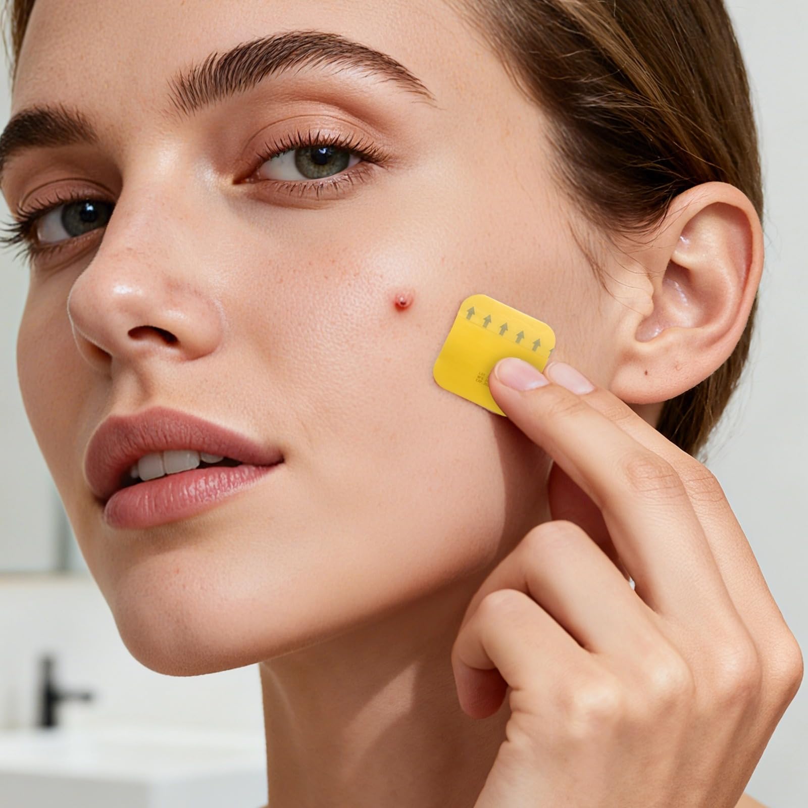 20 medicazioni idrocolloidali, 9,9 x 9,9 cm, medicazione per ferite per acne e vesciche, cerotto per brufoli confezionati singolarmente per piaghe da decubito e cura post-operatoria, 10 x 10 cm