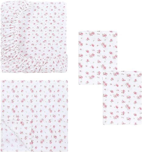 Miniatura 8 de Modern Threads - Sábanas estampadas de microfibra suave, sábanas de microfibra de lujo, incluye sábana encimera, sábana bajera con bolsillos