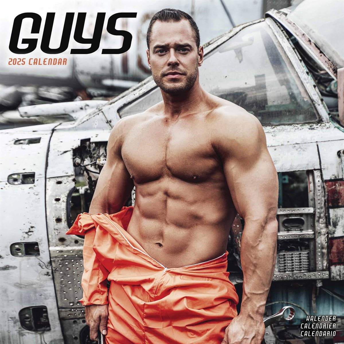 Guys 2025 Square Wall Calendar | Glamour Calendar