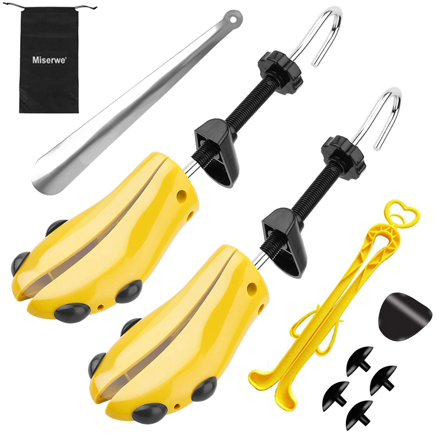 MISERWEShoe Stretcher with Carrying Bag Adjustable Unisex Shoes Stretcher(M)
