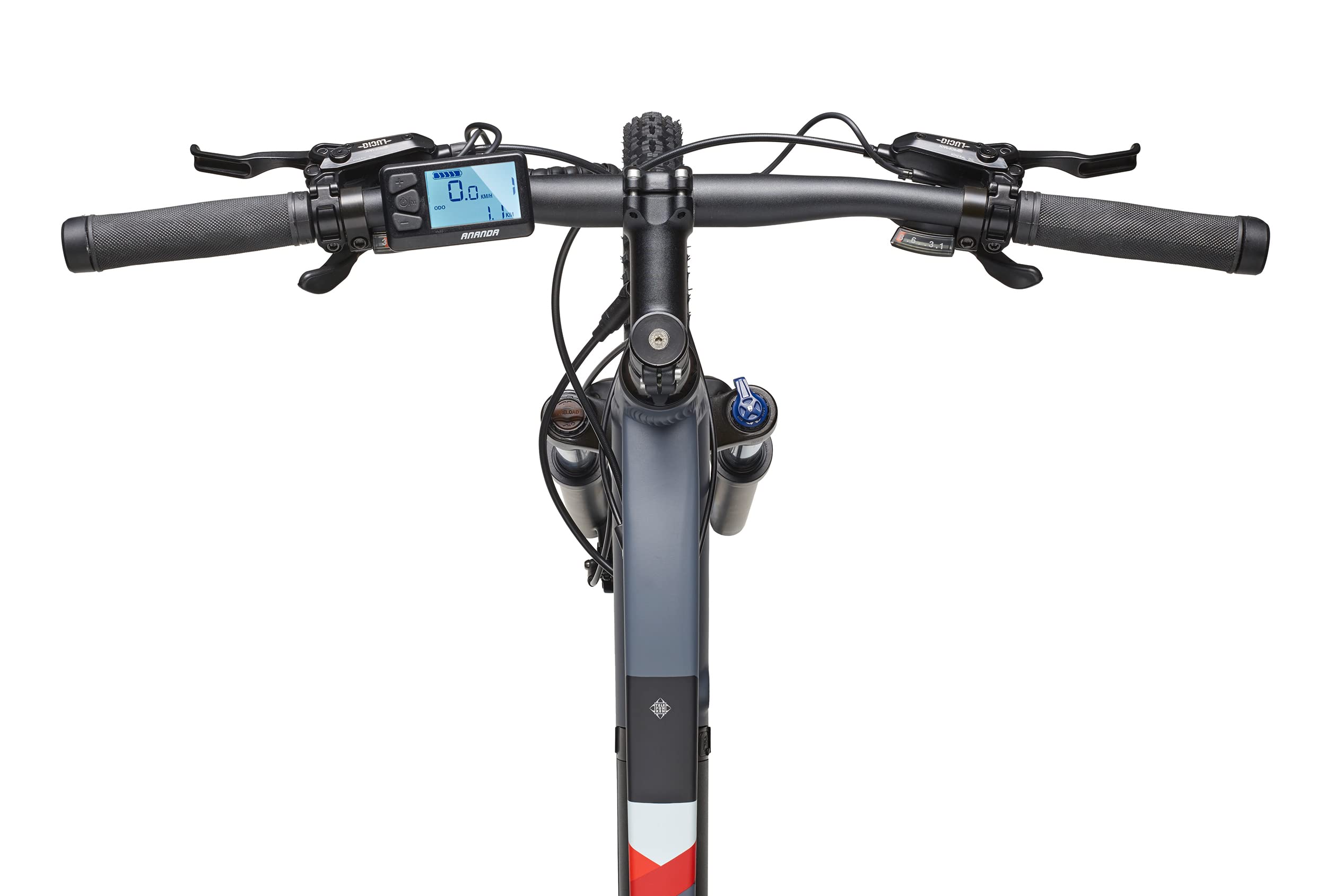 TELEFUNKEN E-Bike Mountainbike Elektrofahrrad Alu, 24 Gang Kettenschaltung - Pedelec MTB 27,5 Zoll, Hinterradmotor 250W, Scheibenbremsen, Grau, Aufsteiger M922