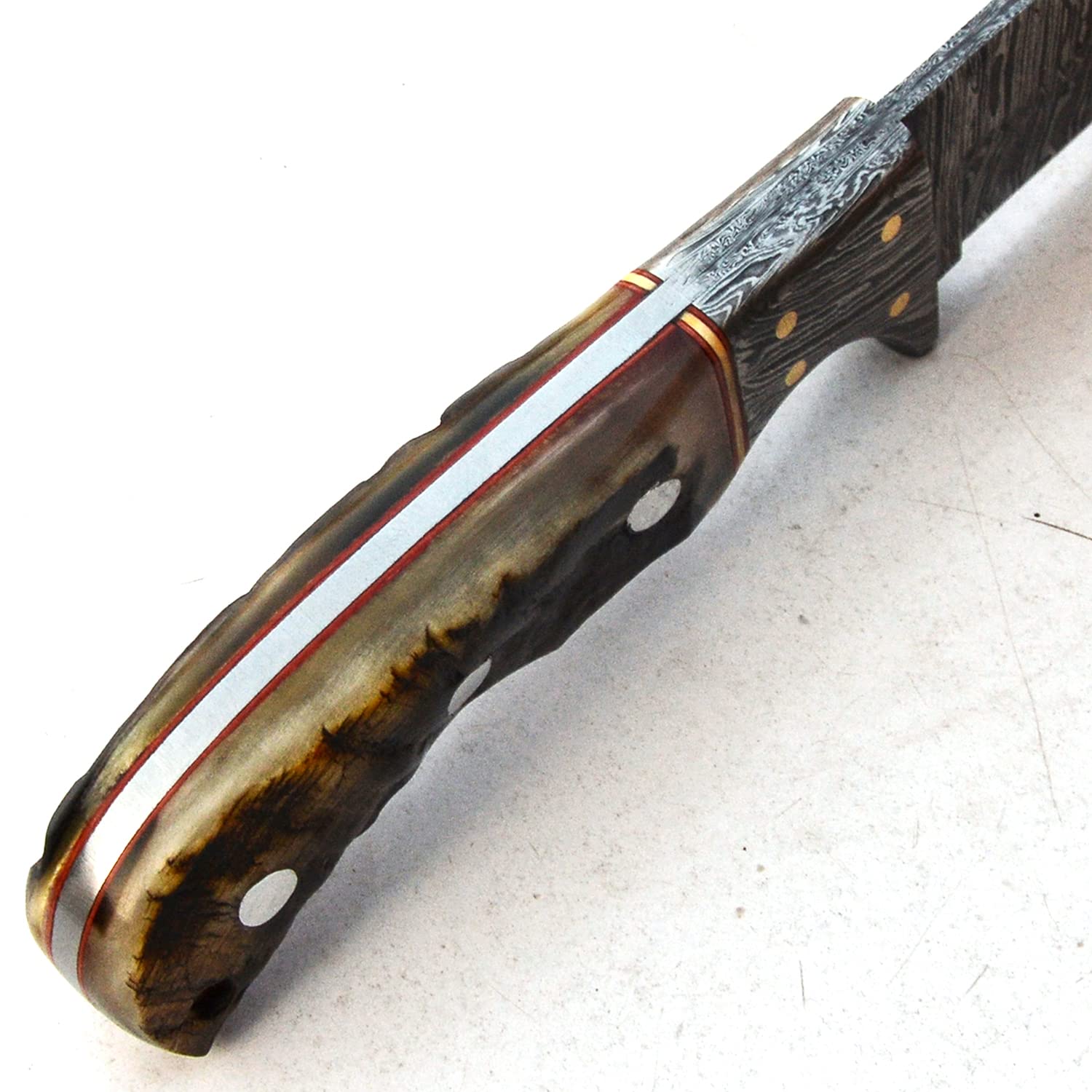 PAL 2000 coltelli damasco – Coltello da cucina realizzato a mano in acciaio damasco – Mini coltello da cucina con guaina 9732
