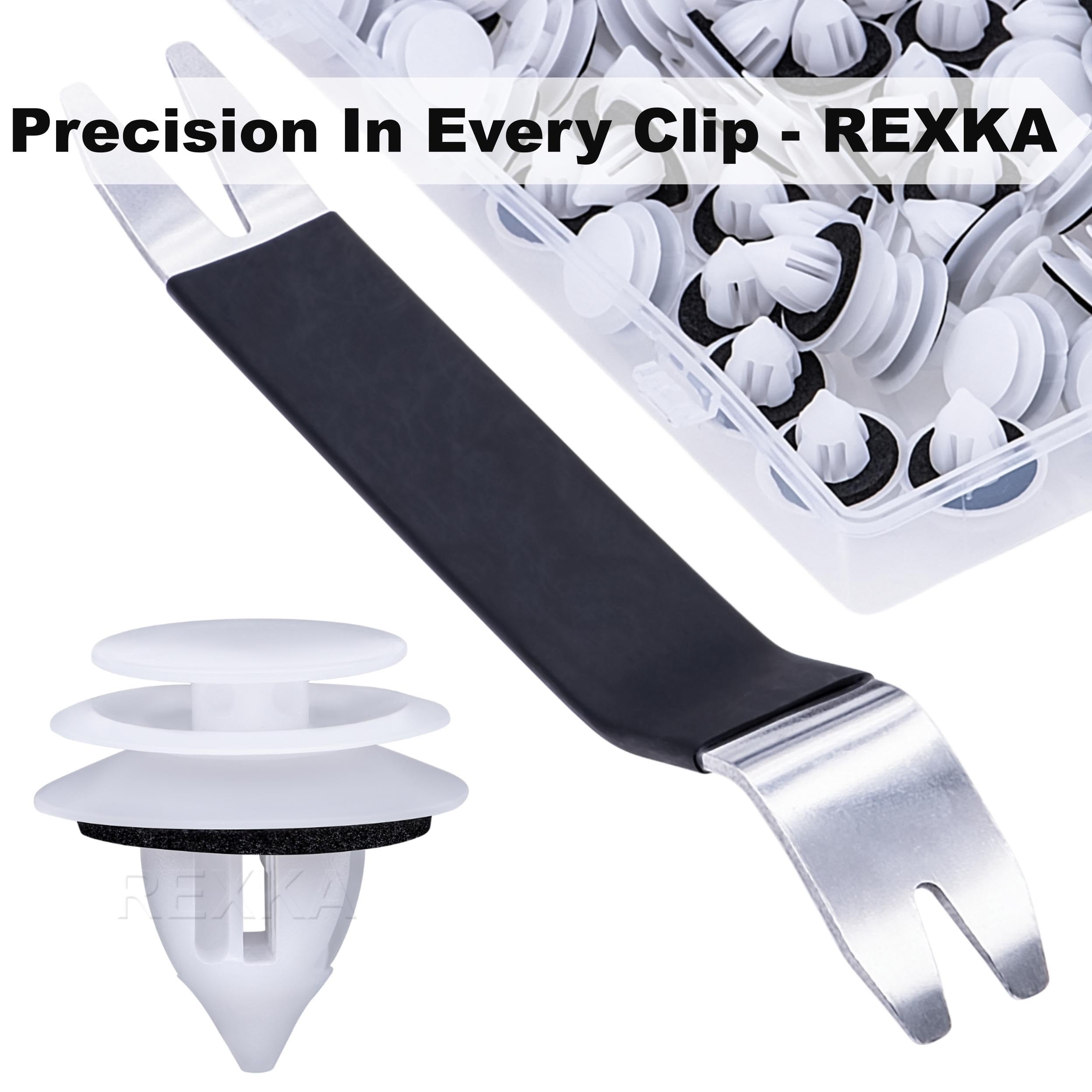 Amazon.com: Rexka 51pcs Door Trim Panel Clips Fastener Rivet GJ6R