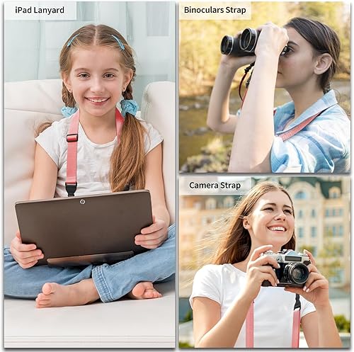 Miniatura 18 de Correa de nailon para iPad, correa ajustable para el cuello de la cámara, cómoda correa de hombro para iPad, tableta de teléfono celular, cámara