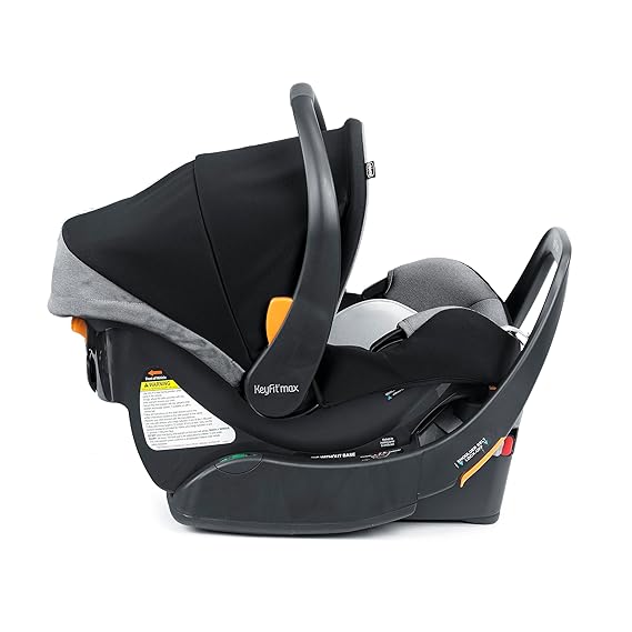 Chicco Corso LE ClearTex Modular Travel System, Corso LE Modular Stroller with KeyFit Max ClearTex Infant Car Seat and Base, Canyon/Grey