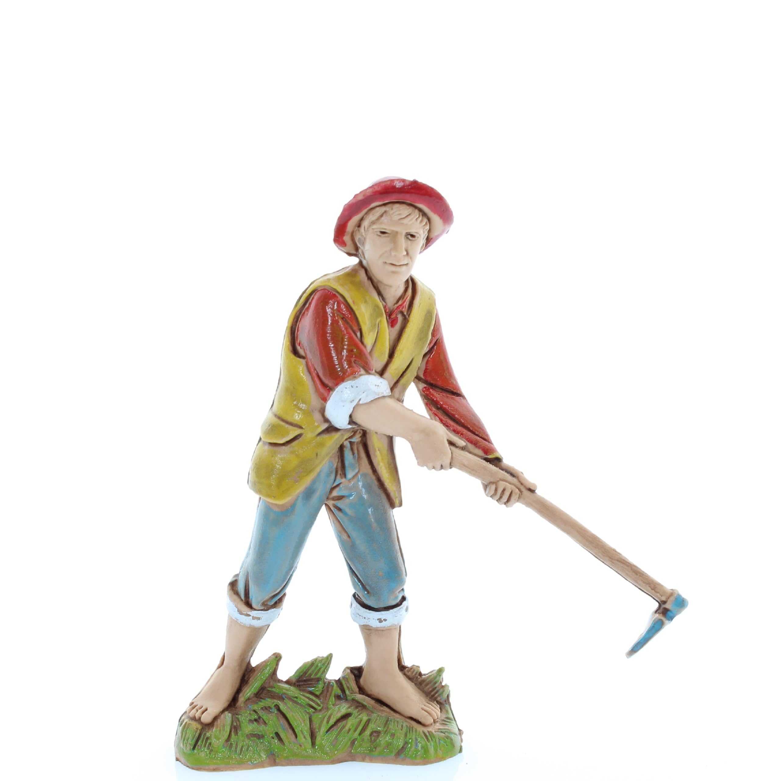 Moranduzzo Cavador para Belén de 10 Cm Escala 1:20 - Figuras de Belén Indestructibles - Estilo 700', Pintura Acabada a Mano, Producto Oficial, Escultor M. Landi