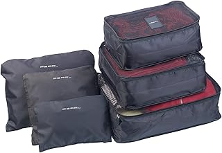 PEARL Koffer Organizer: 6er-Set Kleidertaschen für Koffer, Reisetasche & Co, 6 Größen (Koffer Organizer Set)
