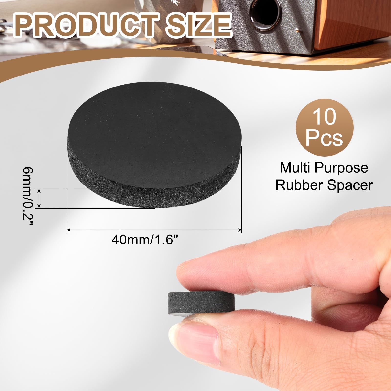 PATIKIL Rubber Solid Discs Washers - Image 2