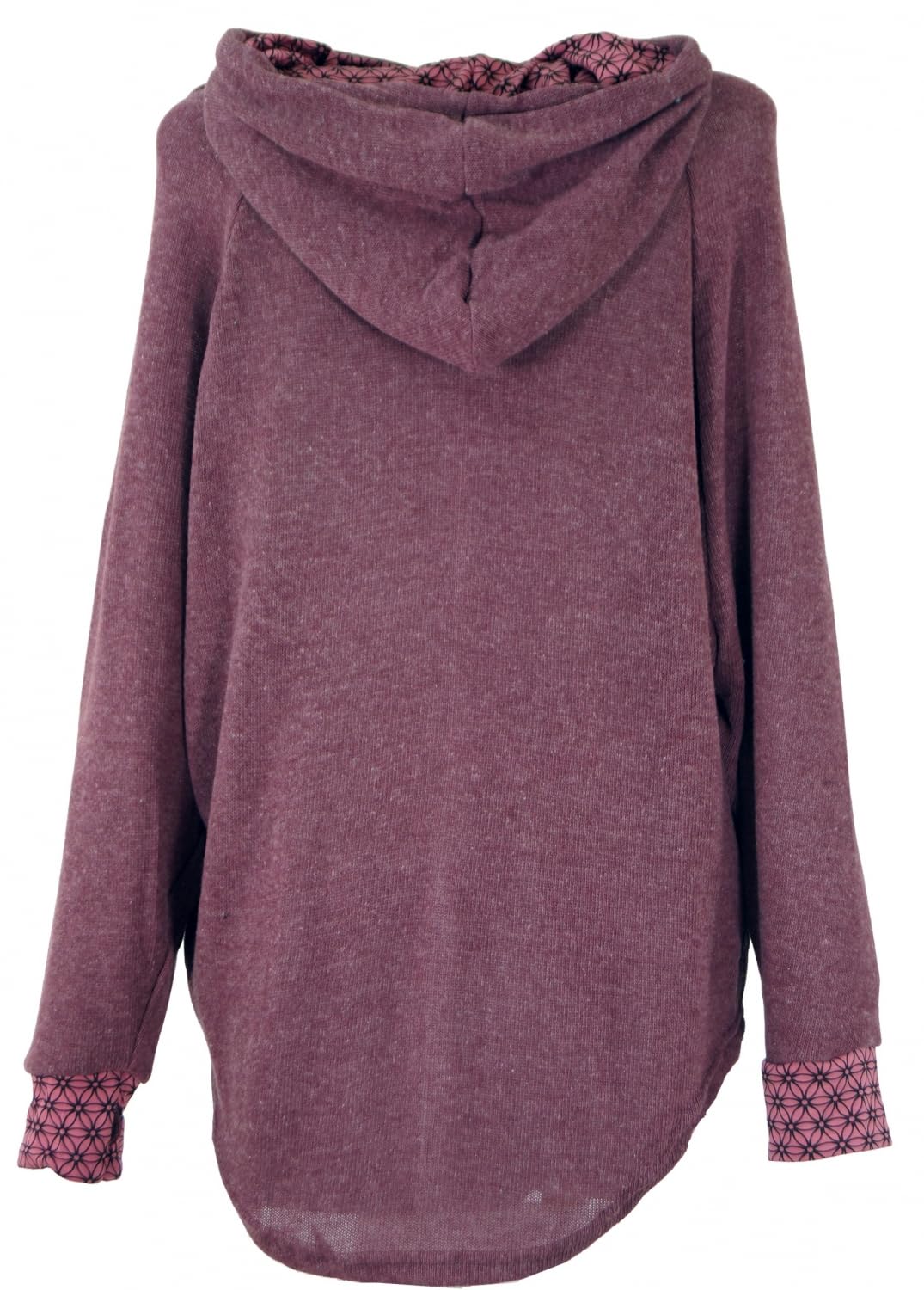 Guru-Boutique, Sweat à Capuche, Sweat-Shirt, Pull, Sweat à Capuche, Rose Antique, Ducoton, Size:M/L (42), Chandails, Sweat-Shirts à Manches Longues