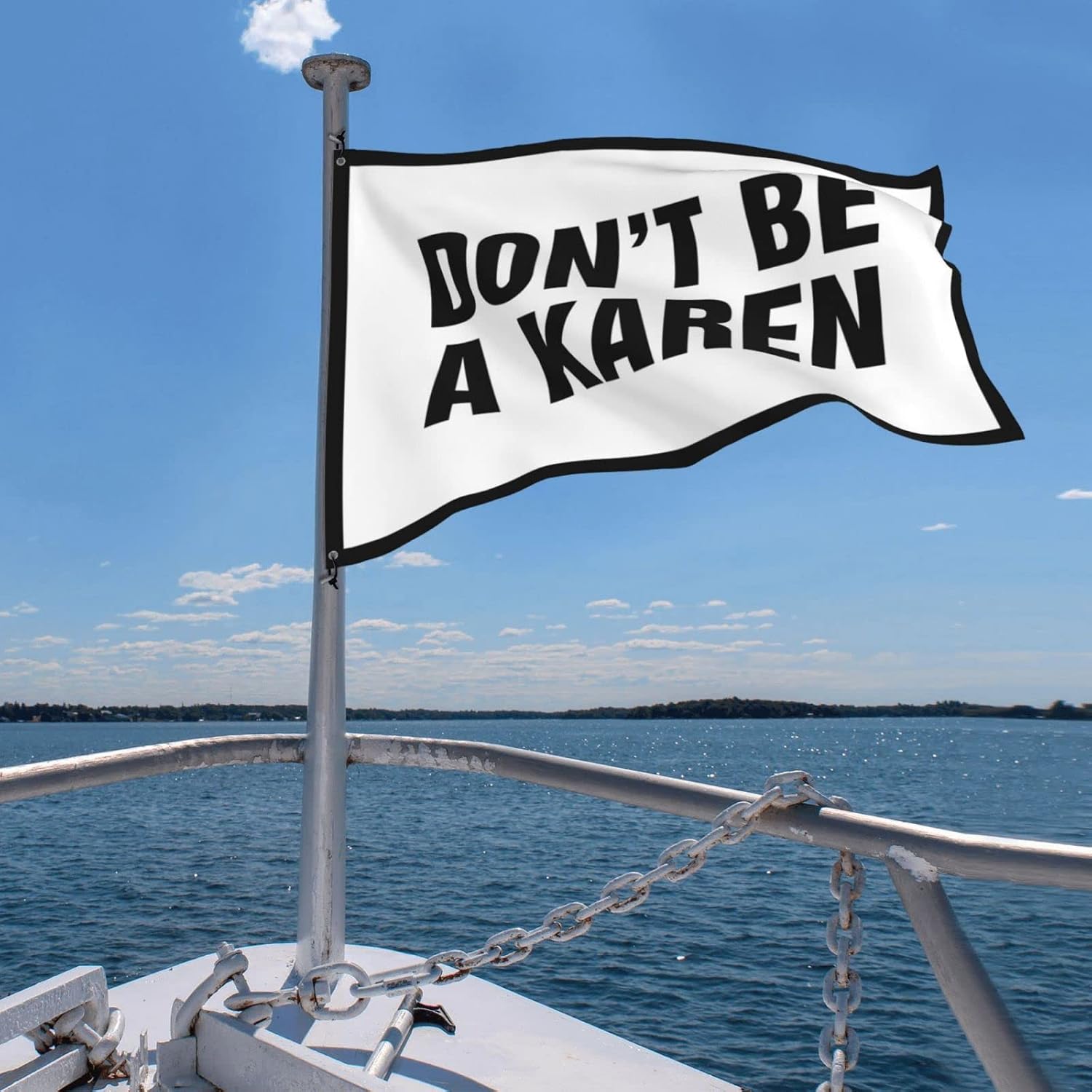 Dsoluuing Dorm Flags for Girls Don't Be A Karen Flag Flags for Room Girls Men Stuff (Size : 152X244CM)