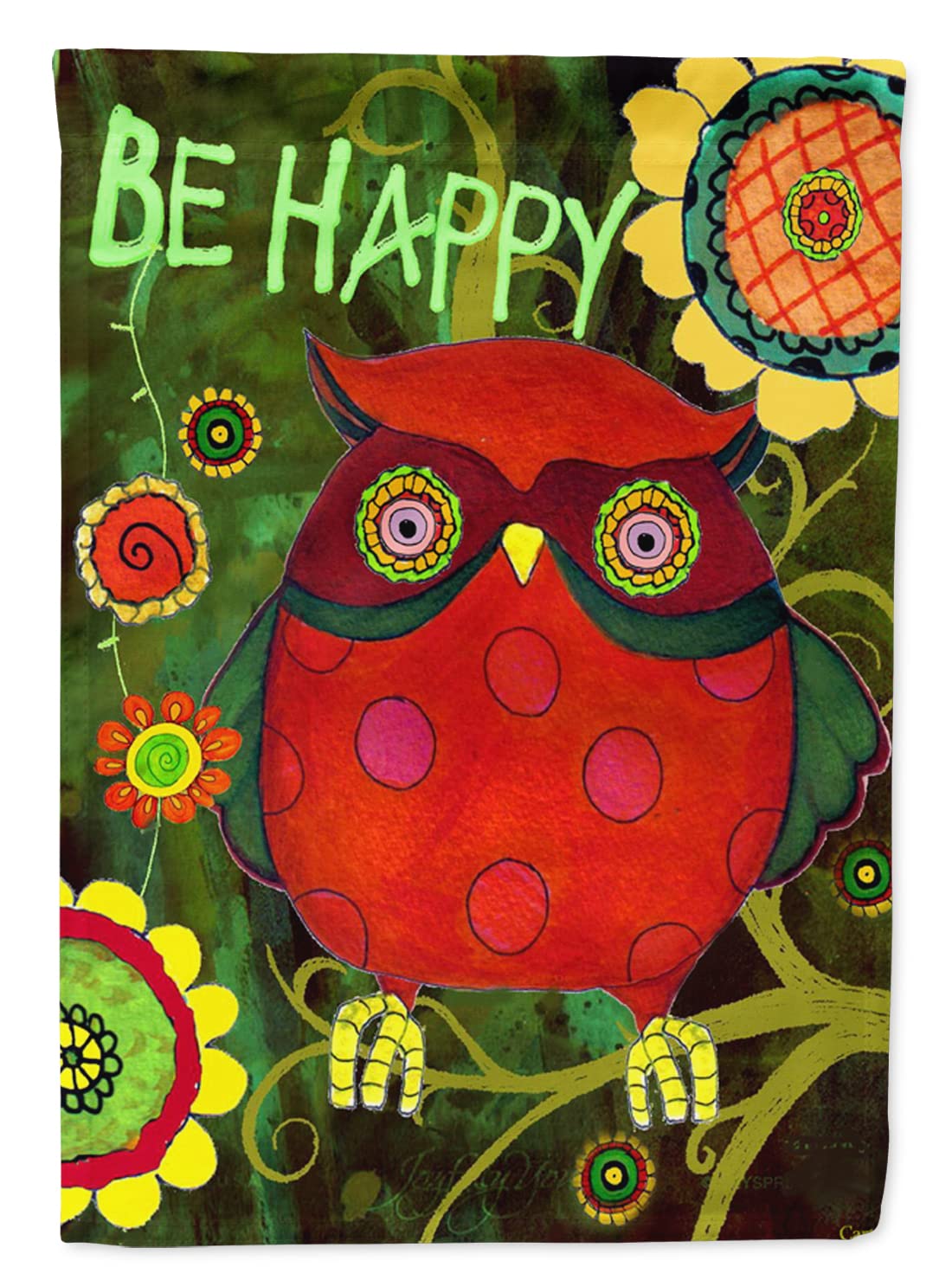 Chouette drapeau sur toile grand format imprimé multicolore Caroline S Treasures