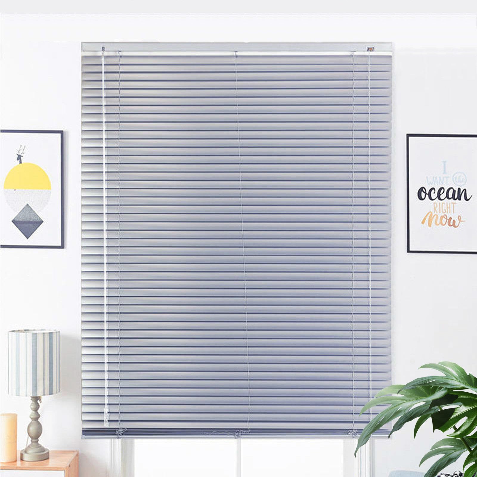 Persianas Venecianas Metálicas De Aluminio,Lamas De 25mm,Persianas Horizontales De Oscurecimiento Para Ventanas,Persianas Metálicas De Ajuste De Luz Anti UV,Fácil Ajuste,WxH-100x200cm/39.5x79in