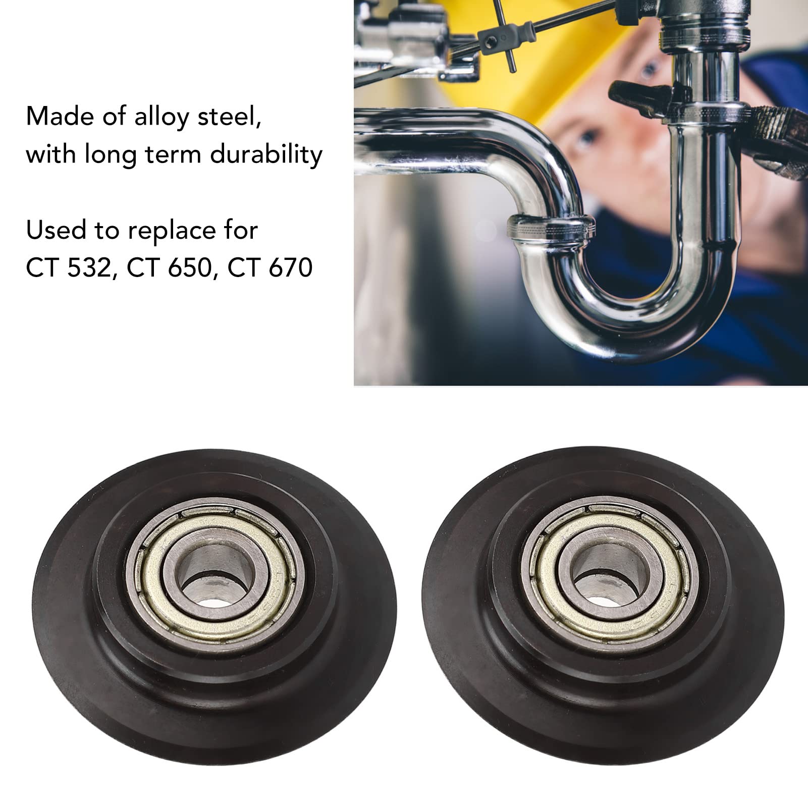 Lame Di Ricambio Per Tagliatubi - 4 Pezzi In Acciaio Legato - Per Taglio Di Tubi In Rame, Alluminio, Ottone - Per Manubrio Bicicletta - Foto 2