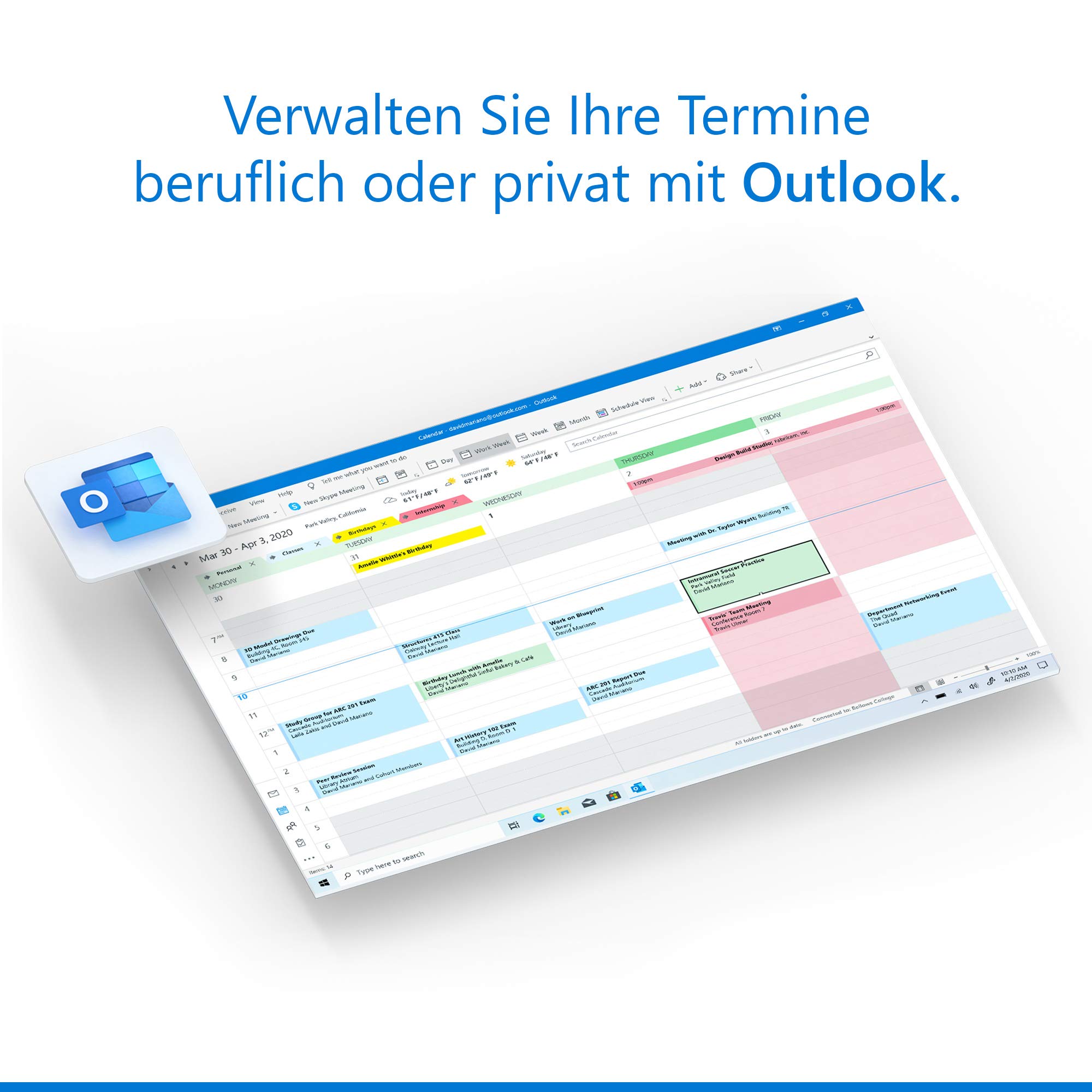 Microsoft 365 Single | 1 Nutzer | Mehrere PCs/Macs, Tablets und mobile Geräte | 1 Jahresabonnement | Box