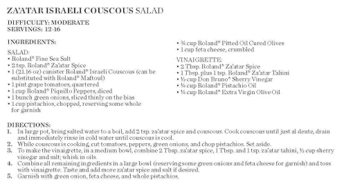 Miniatura 6 de Roland Foods Za'atar Mezcla de especias, alimentos importados especiales, botella de 16 onzas (paquete de 2)