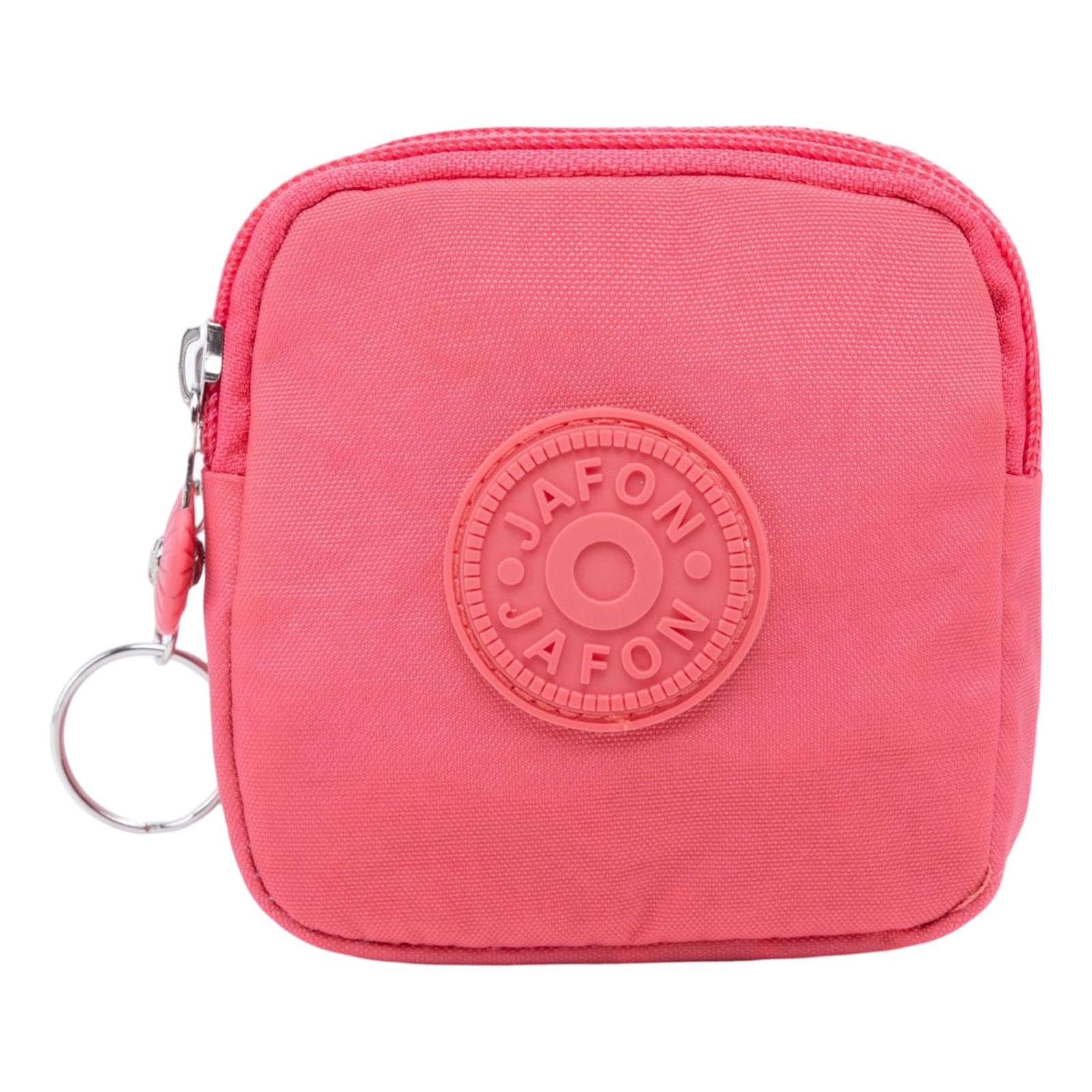 Kalttoy Watermelon Red Minimalist Keychain With Nylon For Daily Use & Travel Essentials Waterproof Nylon Pouches