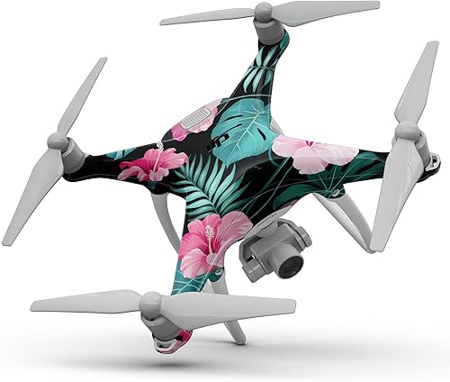 Miniatura 6 de DesignSkinz - Compatible con drone DJI Spark - Adhesivo protector de vinilo resistente a los arañazos - Bosque tropical v1