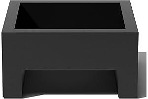 Veradek Metallic Series Fire Pit Cube - Black