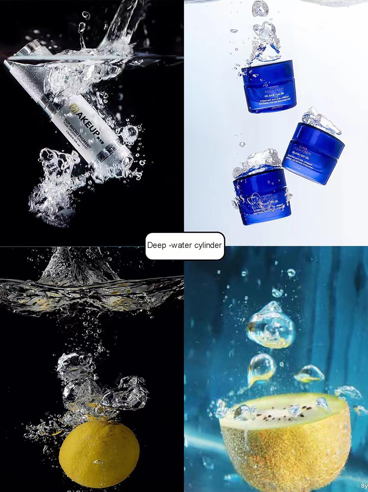 Tanque de Agua dinámico para fotografía acrílica, Vitrina de acrílico Transparente for Almacenamiento de fotografías, Varios tamaños(40x20x60cm)