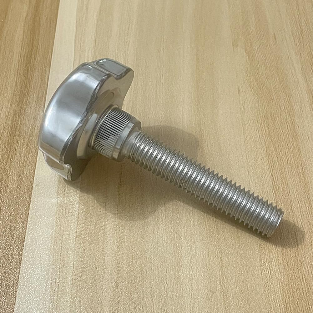 1x M5 M6 M8 M10 Filetage Acier Inoxydable Et Métal Prune Serrer à La Main Bouton De Serrage Poignée Manuelle Vis Accessoires De Photographie