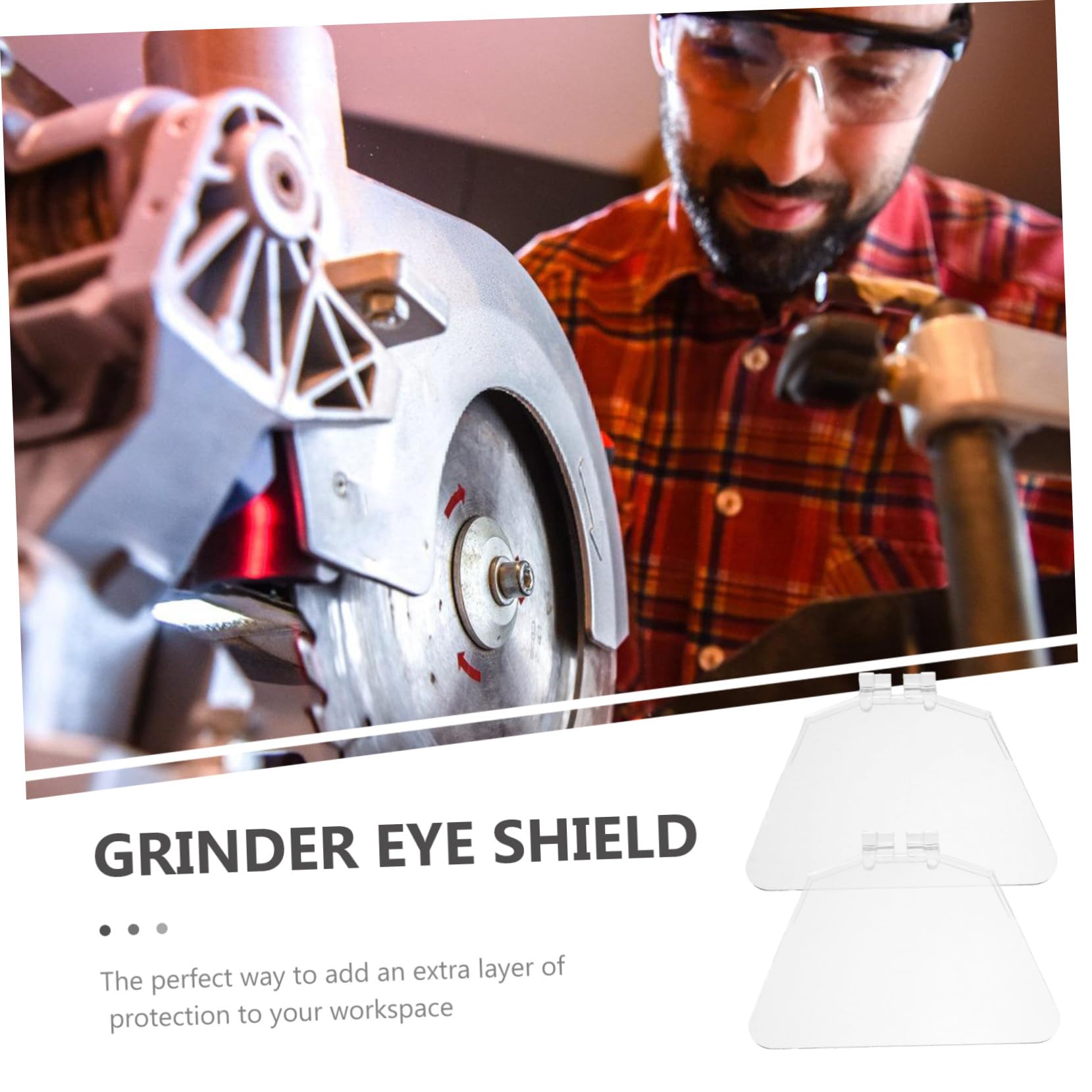 2 Pack Bench Grinder Eye Protector Cover Angle Grinder 304