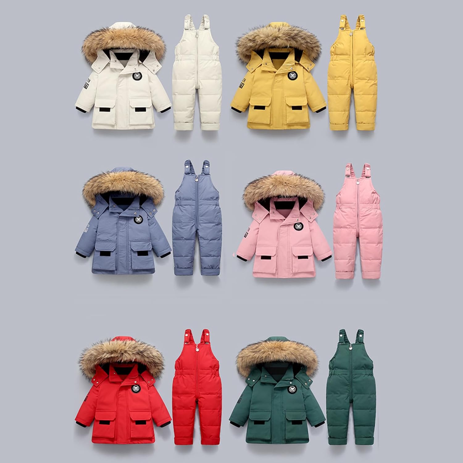 [Tdkpom] ダウンジャケット キッズ ダウンコート アウター 男の子 女の子 子供 冬 フード付き 防寒 無地 ベビー ロング