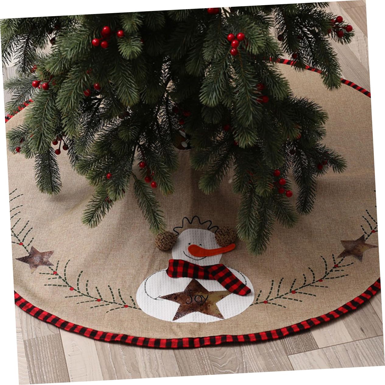 TOPBATHY 2 Stück Weihnachtsbaum Dekorationsrock Weihnachtsbaum Dekoration Schicke Weihnachtsdekorationen Weihnachtsbaum Röcke Weihnachtsbaum Rock Weihnachts Fußmatte Weihnachts