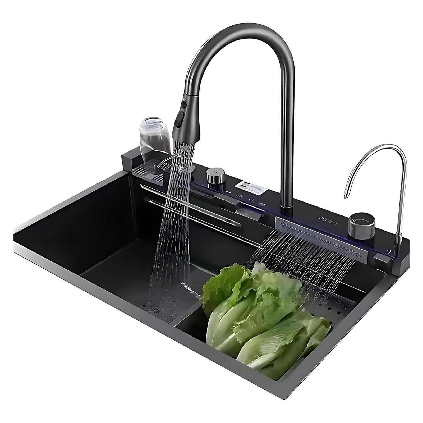 Évier de cuisine 68 cm pour une préparation des aliments fluide