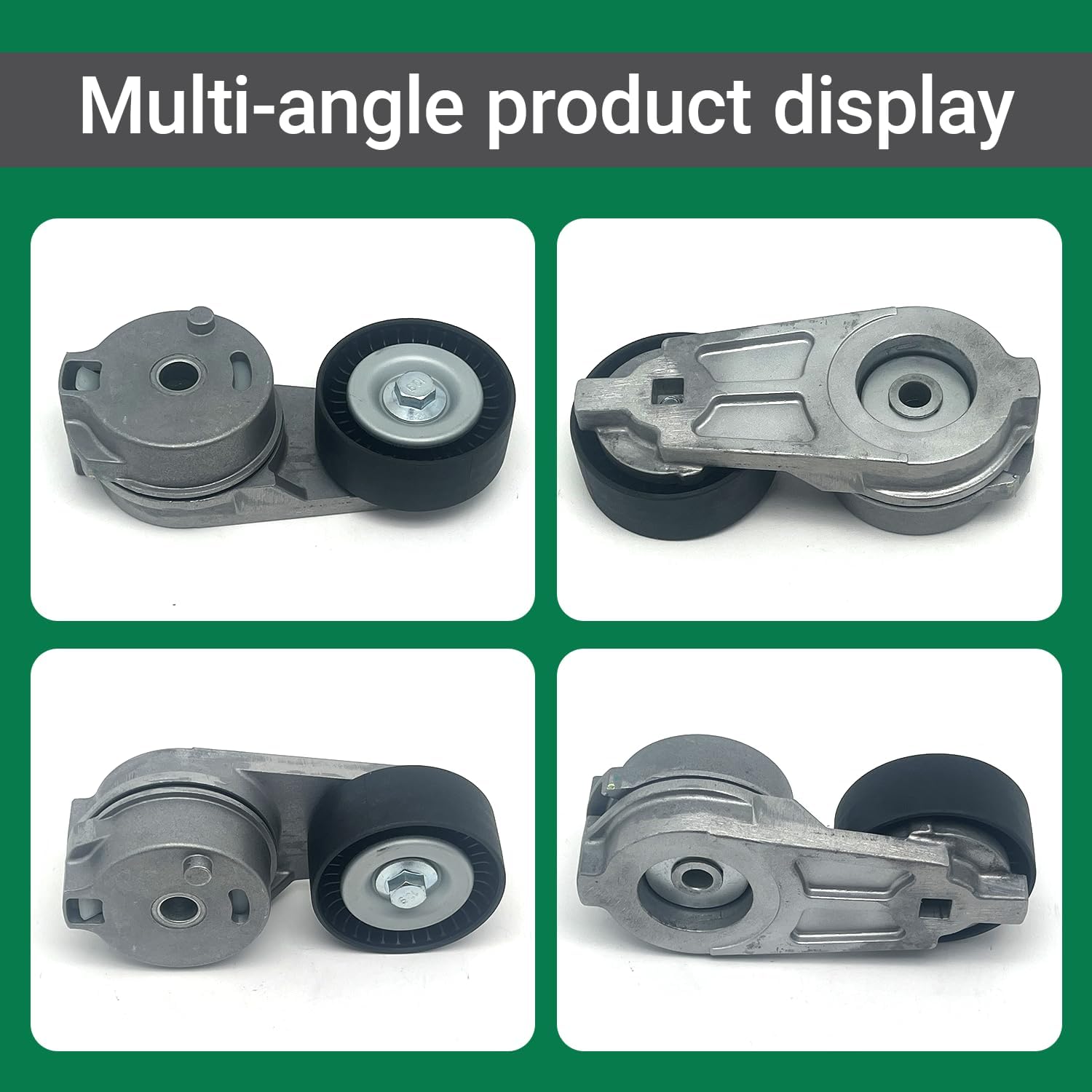 38323 Belt Tensioner With Belt and Idler Pully Fits Dodge Ram 1500 2500 3500 2009-2010 V8 5.7L, Ram 1500 2011-2012,Ram 2500 3500 2011-2018, V8 5.7L, Ram 2500 3500 4500 5500 2014-2016 V8 6.4L